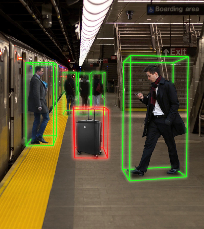 3D-System zur Bahnsteigüberwachung